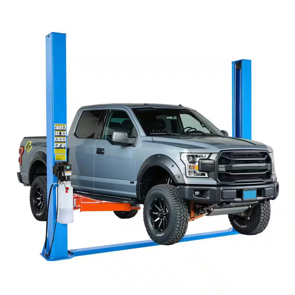 9000 Lbs. Capacity 2-Post Car Lift, 220V 2.95 HP Motor, 74.8-In. Height for Home Garage, Repair Shop and Workshop, Blue