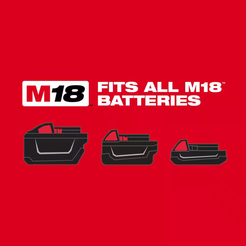 M18 FUEL 18V Lith-Ion Brushless Cordless 1/2 In. Hammer Drill/Driver W/ 5.0 Ah Battery & Screwdriver Bit Set