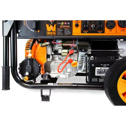 11,000-Watt 120V/240V Dual Fuel Portable Gas/Propane Generator with Wheel Kit, Electric Start and CO Watchdog