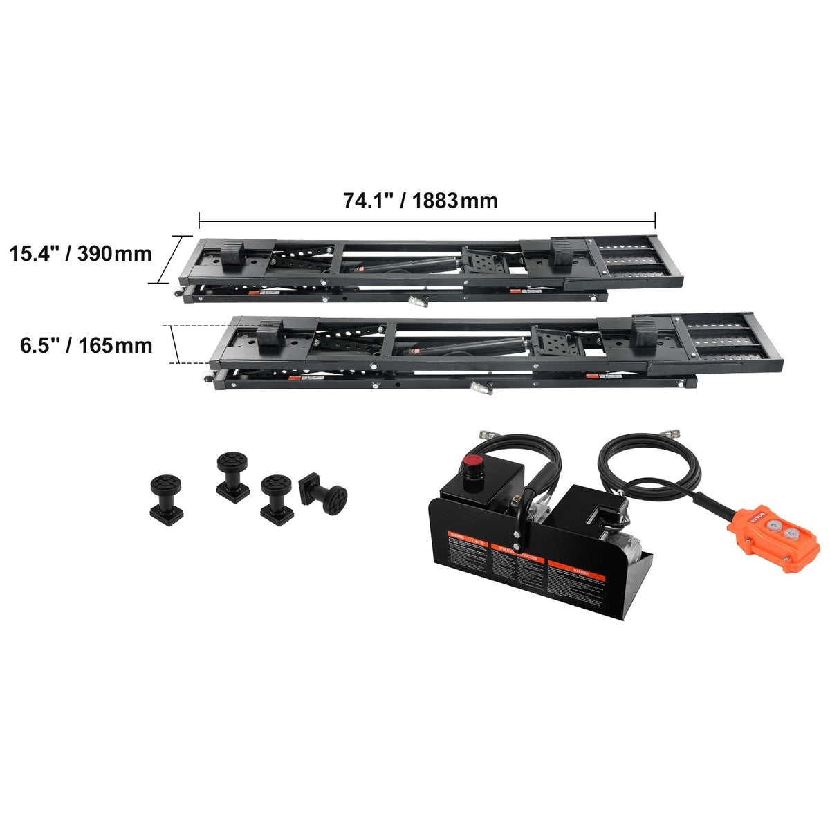VEVOR Car Lift 5000/7000LBS Automatic Car Lift System Jack for Home Garage