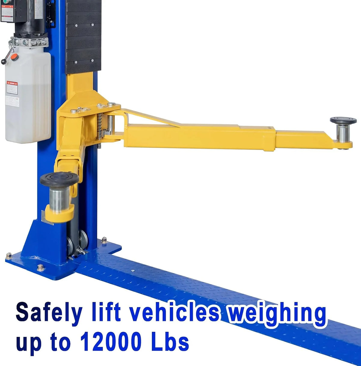 12,000 Lbs Two-Post Car Lift with 220V 4HP Motor & Single-Point Lock – Ideal for Shops, Garages & Heavy-Duty Vehicle Maintenance