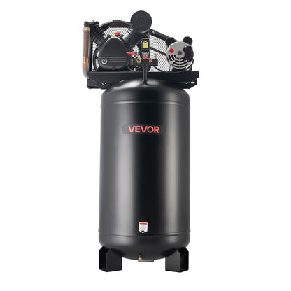 VEVOR 80 Gallons Heavy-Duty Air Compressor 5HP 10 SCFM at 90PSI Oil-Lubricated