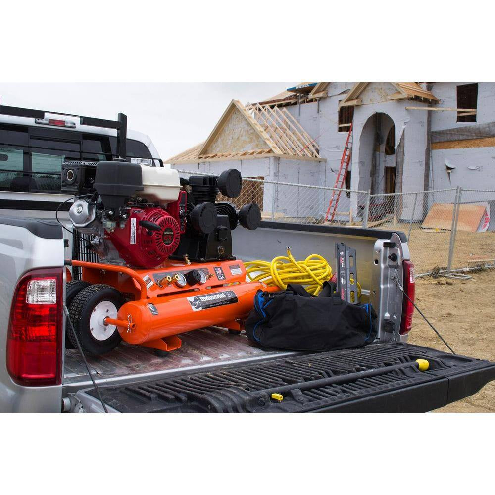 9 Gal. Portable Wheelbarrow Air Compressor with 9 HP Electric Start Honda Gas Engine