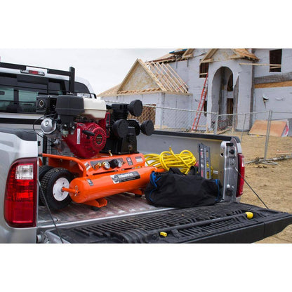 9 Gal. Portable Wheelbarrow Air Compressor with 9 HP Electric Start Honda Gas Engine