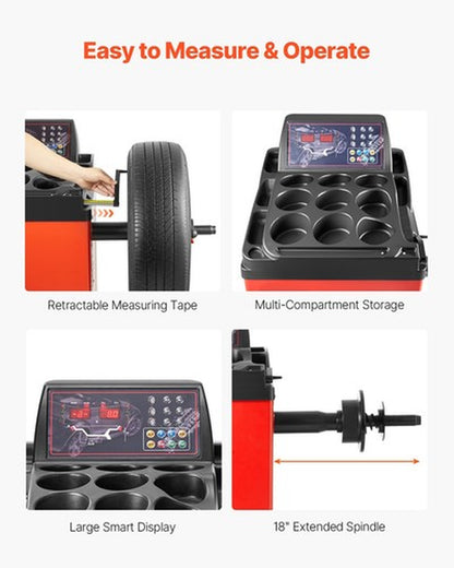 2.0 HP Tire Changer Machine Wheel Balancer Tire Balancer with Tire Bead Seater