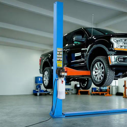 9000 Lbs. Capacity 2-Post Car Lift, 220V 2.95 HP Motor, 74.8-In. Height for Home Garage, Repair Shop and Workshop, Blue