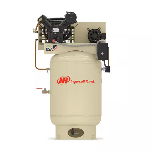 120 Gal. 175 PSI Type 30-Vertical 10 HP 230-Volt 3-Phase Two-Stage Electric Air Compressor