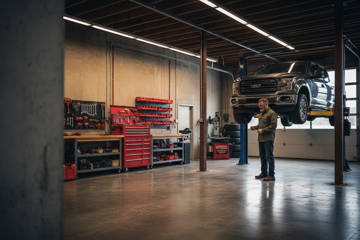 Slideshow Image 1 - Premium Garage Workshop